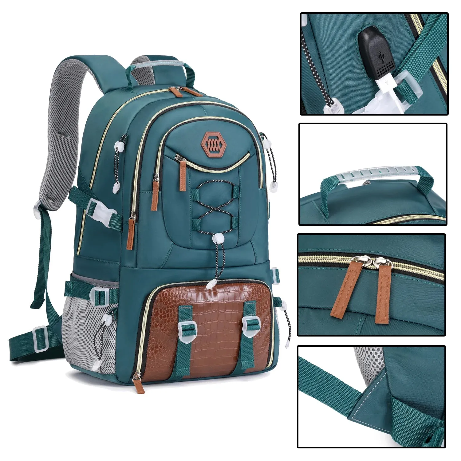 40L Waterproof Hiking Backpack - Outdoor Camping Travel Bag for Men and Women
