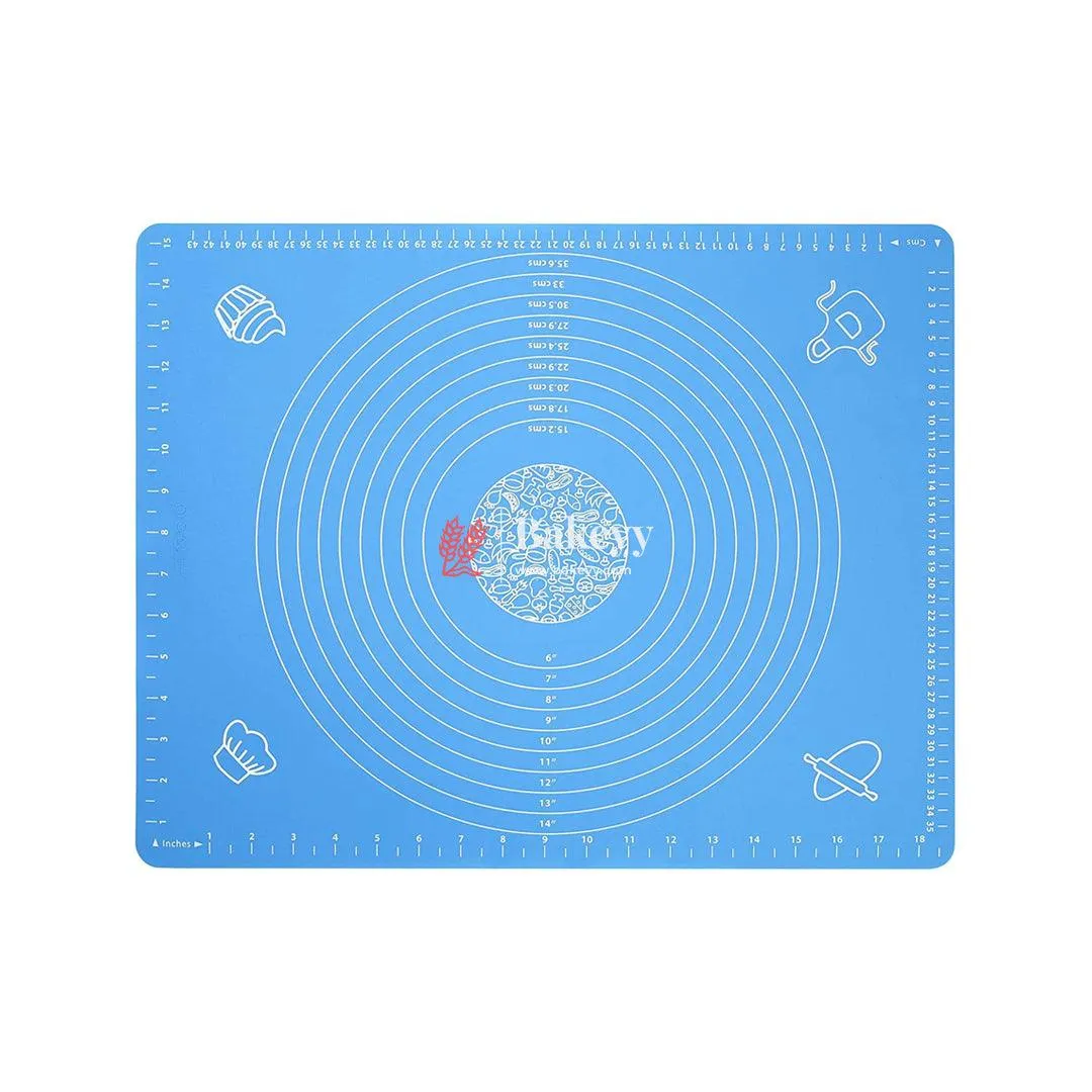 40x50 cm| Non-Stick Silicone Baking | Mat – Reusable Pastry Mat with Measurements for Dough Rolling & Kneading