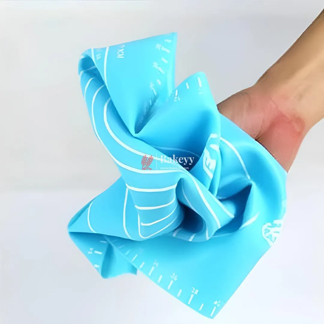 40x50 cm| Non-Stick Silicone Baking | Mat – Reusable Pastry Mat with Measurements for Dough Rolling & Kneading
