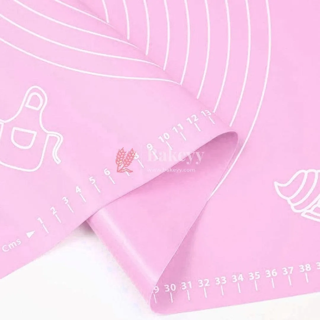 40x50 cm| Non-Stick Silicone Baking | Mat – Reusable Pastry Mat with Measurements for Dough Rolling & Kneading