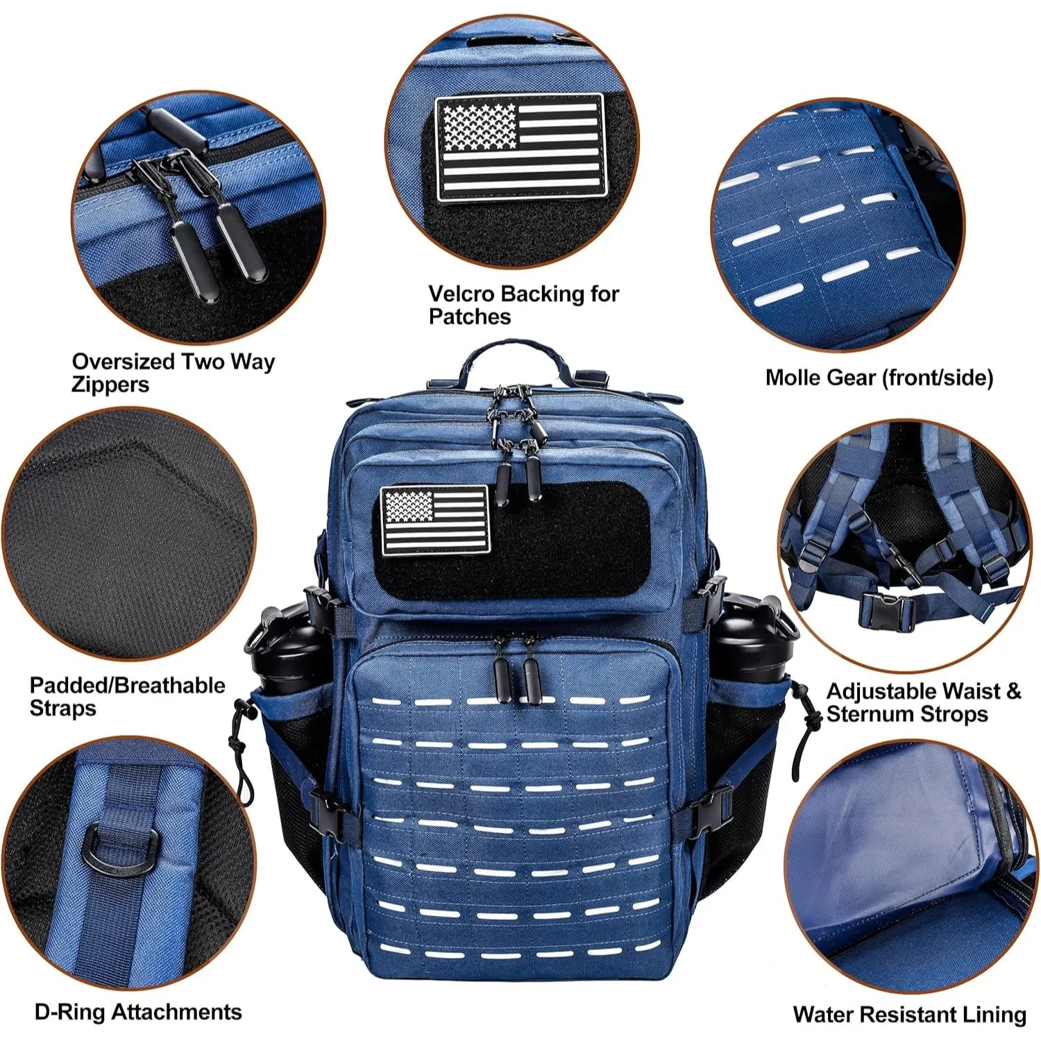 45L Tactical Molle Backpack For Everyday Travel