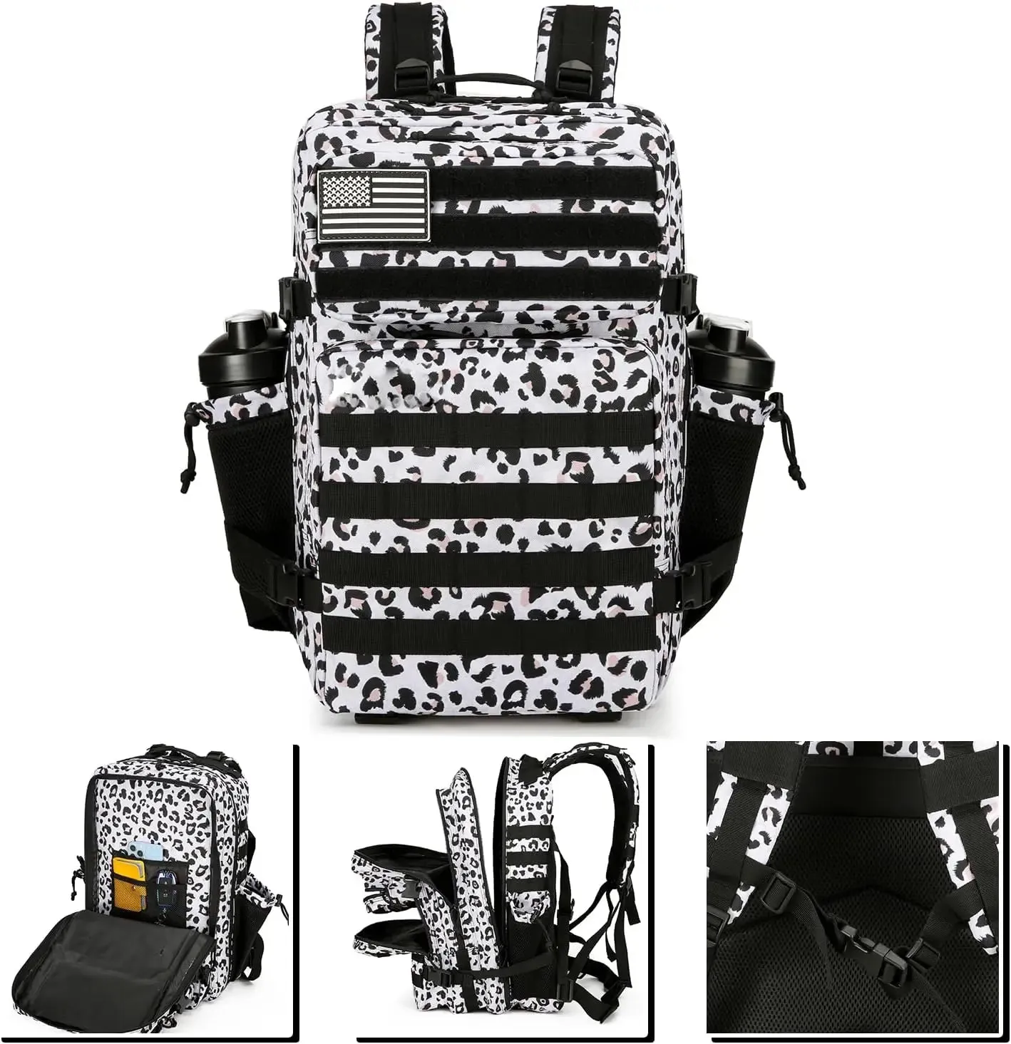 45L Waterproof Hiking Backpack with Hydration Pocket