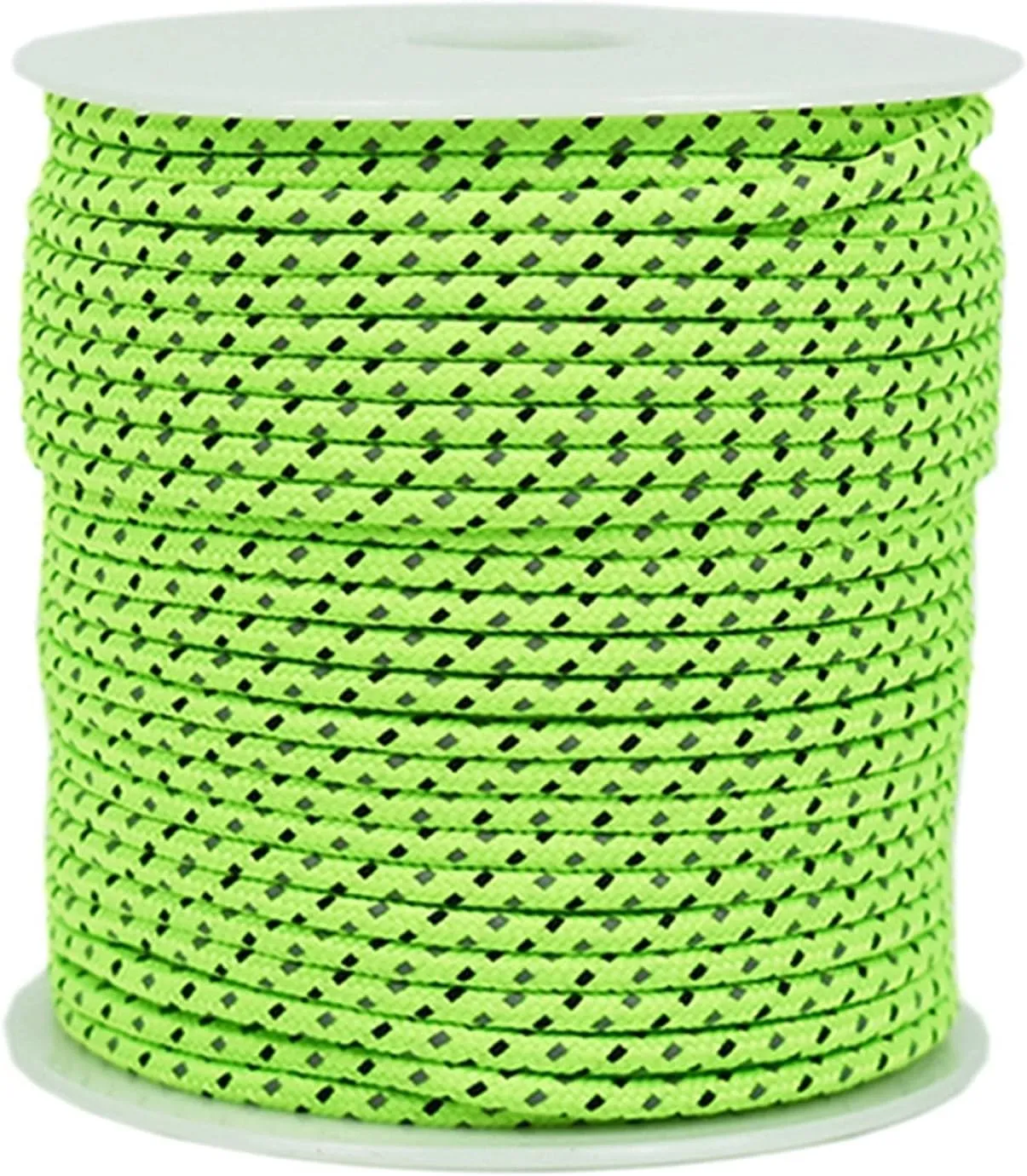 4MM Diameter 50m Reflective String Windproof Tent Rope Guy Line for Camping Tent Camping Rope Reflective Guy Ropes for Tents DaJiKan