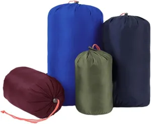 4Pack Stuff Sacks For Backpacking, Drawstring Bags Bulk For Outdoor Products Camping Gear Travel Drawstring Bags Foldable Lightweight Sleeping Bag Compression Bag (11L  8L  5L  3L)