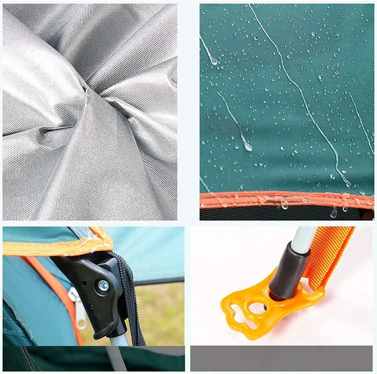 5 Person Family Camping Tent 4 Season Double Layers Anti-Windproof Tents Family Outdoor Camping Tent