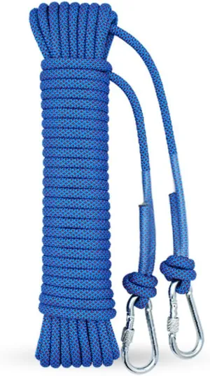 50feet 9mm Nylon Rope,Colored Clothesline Rope,Windproof Non-Slip Clothes Drying Rope for Indoor Outdoor Laundry Clothesline,Camping Travel & Home Use, Blue