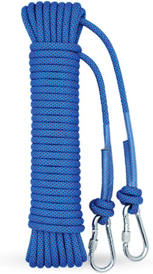 50feet 9mm Nylon Rope,Colored Clothesline Rope,Windproof Non-Slip Clothes Drying Rope for Indoor Outdoor Laundry Clothesline,Camping Travel & Home Use, Blue