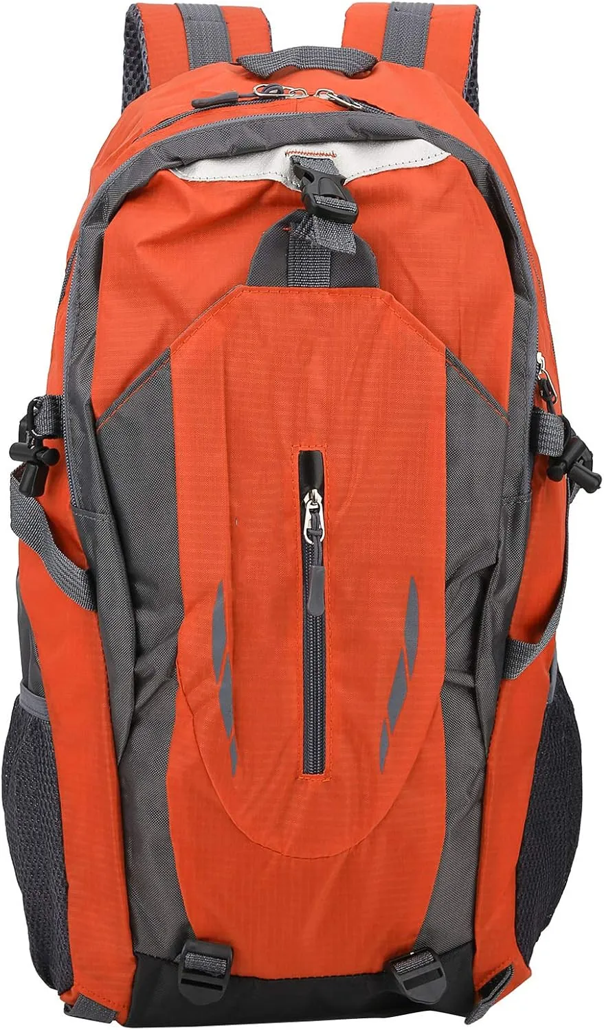 6 Colours 40L Waterproof Hiking Camping Backpack, Lightweight Outdoor Sports Travel Daypack Climbing Tours (Orange)