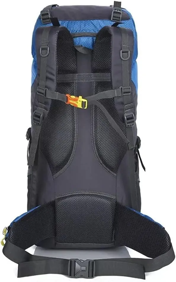 60L Outdoor Backpack Multi Pocket Camping Bag Hiking Backpack Large Capacity(Black)