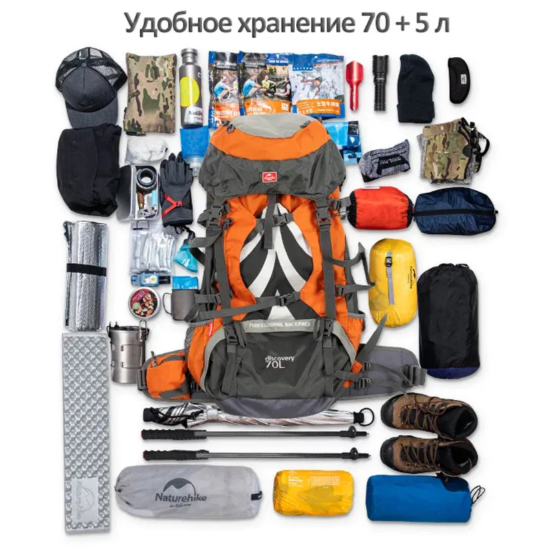 70L Backpack for Hiking & Camping