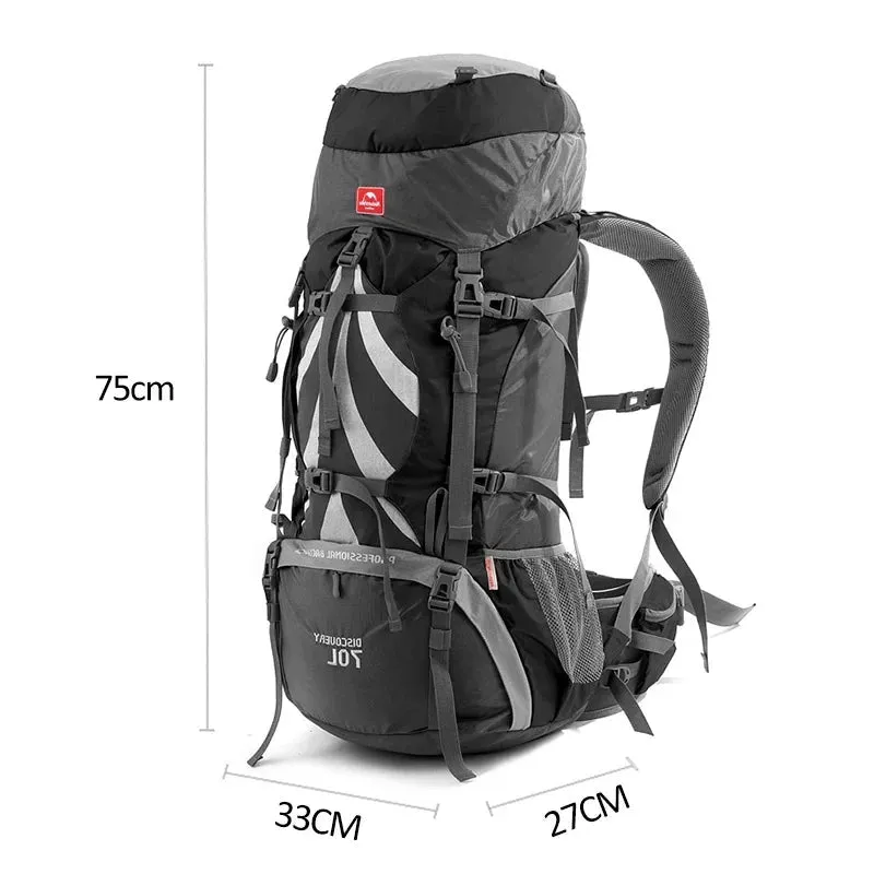 70L Backpack for Hiking & Camping