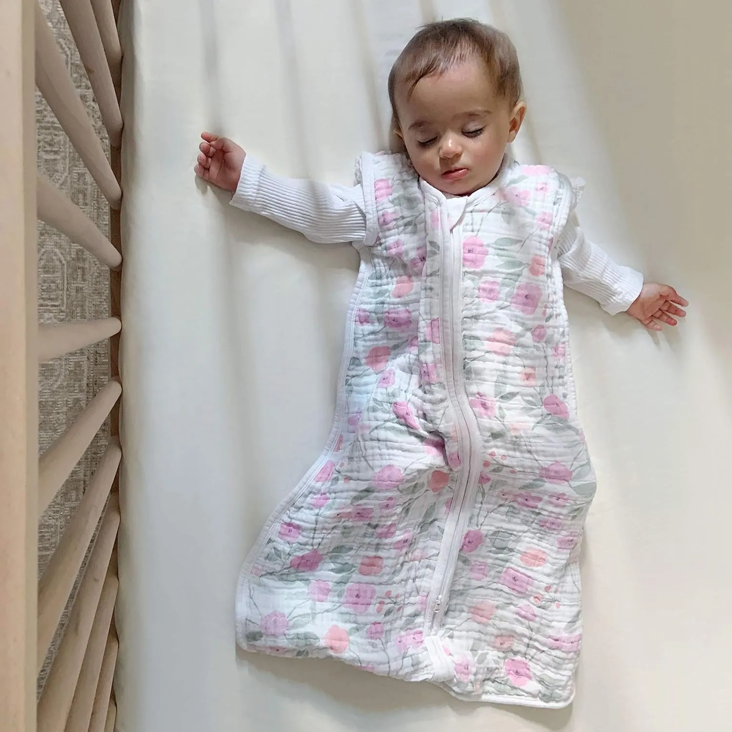 aden   anais Baby Sleeping Bag, Wearable Swaddle Blanket for Girls & Boys, Newborn Sleep Sack, Breathable & Lightweight