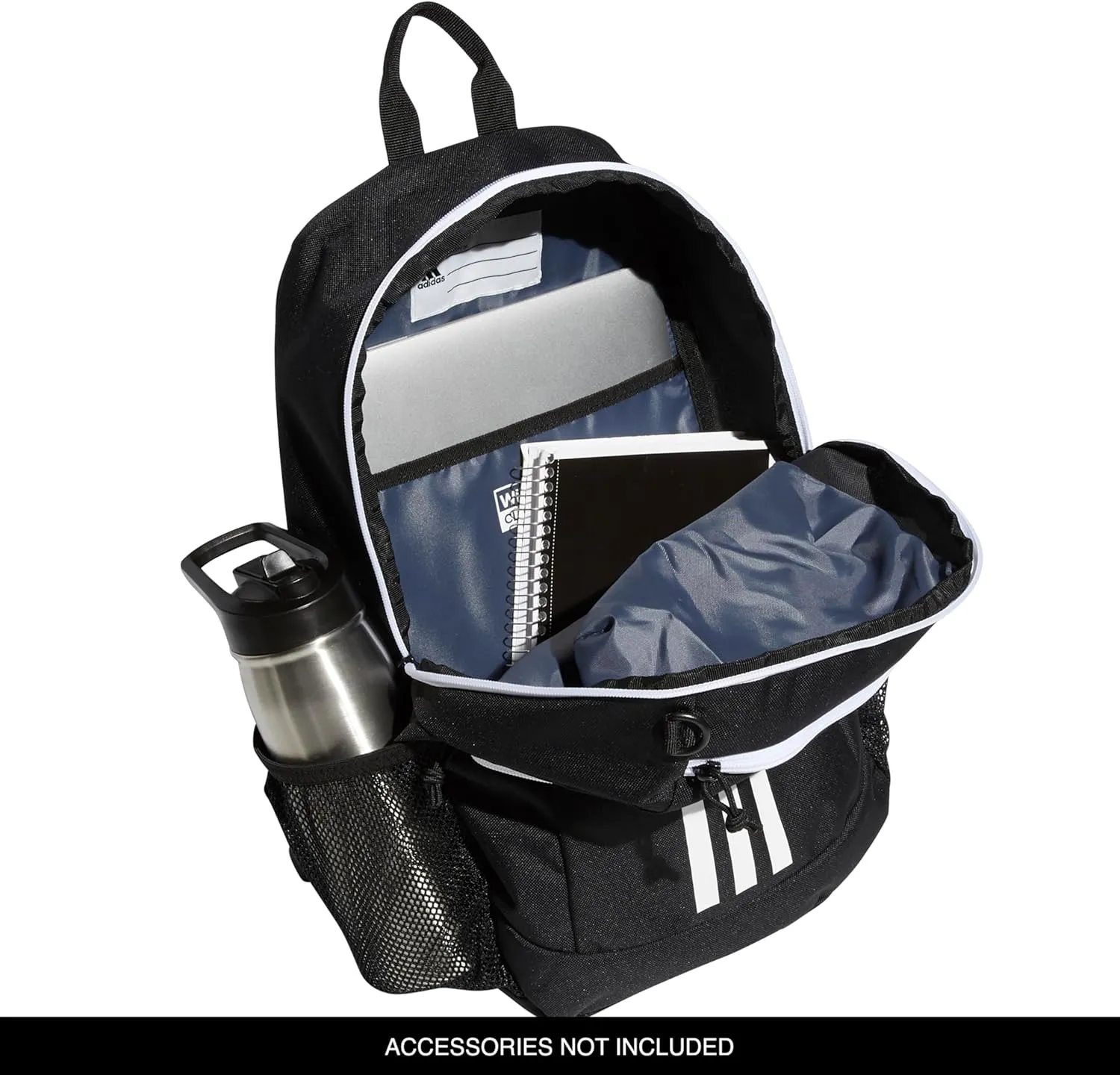adidas Creator Backpack (21L)   Foundation Insulated Lunch Bag (6L), Black/White   Camo Grey/Solar, One Size