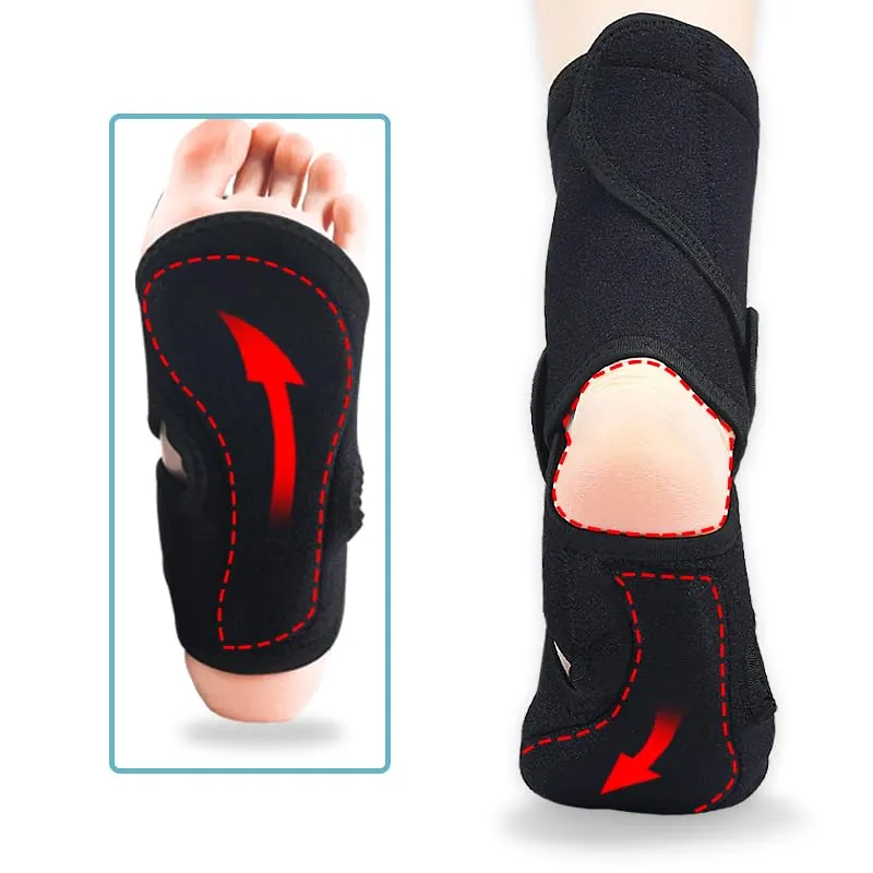 AFO Foot Drop Brace-Drop Foot Brace Foot Drop Brace for Walking Adjustable Drop Foot Braces TBI, ALS, MS, Stroke Fit Women and Men (Black, Left)