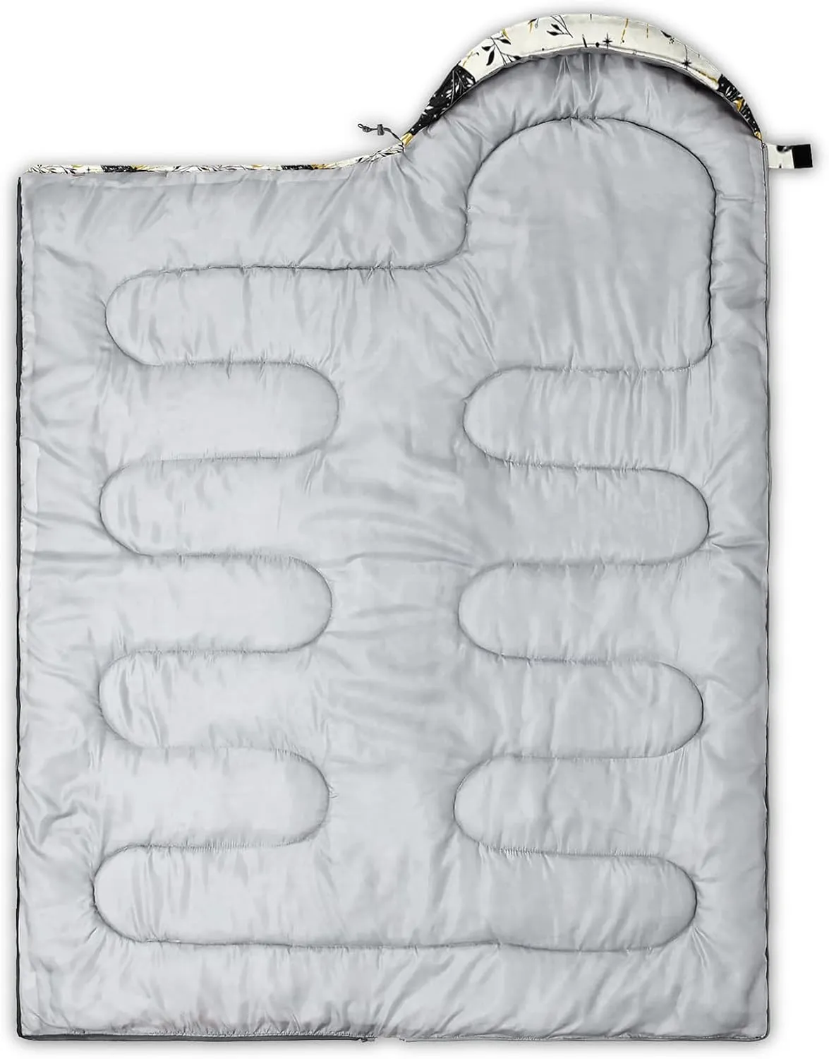 AILONEN Cartorn Plants Camping Sleeping Bags for Adults,3 Season Warm & Cool Weather,Lightweight,Waterproof Sleeping Bags,Camping Gear Equipment