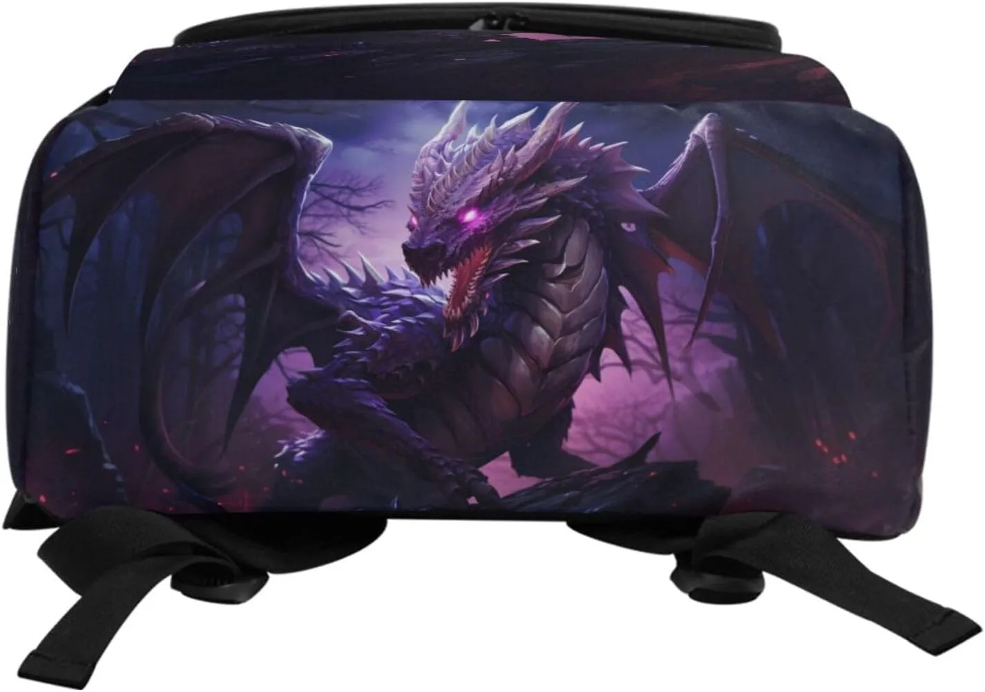 ALAZA Large Travel Laptop Backpack Magical Purple Dragon in Wild Rucksack Women Men Business Office Back Pack Daily Commute Backpacks,Water Resistant College Computer Bag,19"