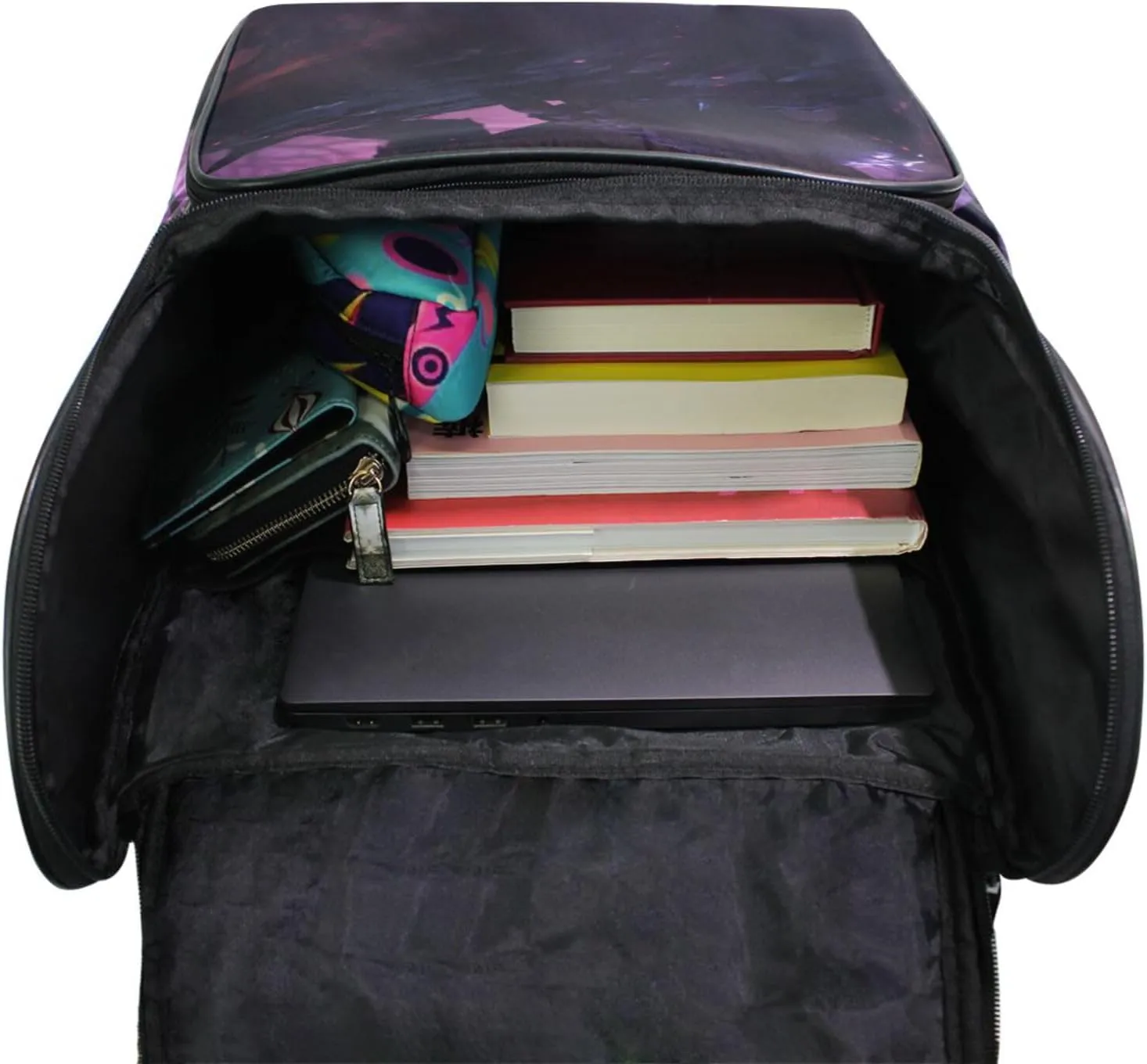 ALAZA Large Travel Laptop Backpack Magical Purple Dragon in Wild Rucksack Women Men Business Office Back Pack Daily Commute Backpacks,Water Resistant College Computer Bag,19"