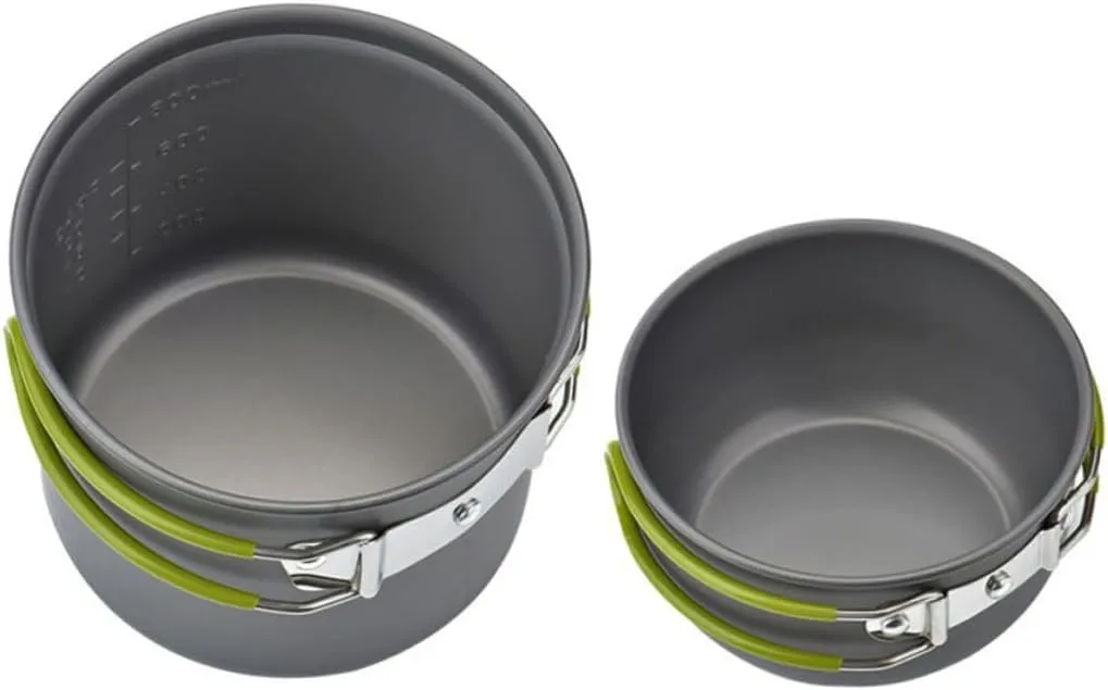 Alcohol Camping Stove Portable Cooking Set Camping Skillet Outdoor Cooking Equipment Compact Picnic Cookware