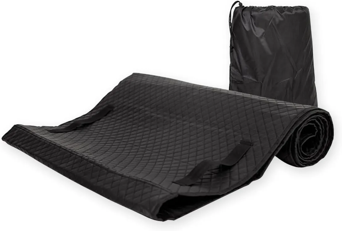 All Terrain Rolling Mat Creeper with Storge Bag, 60''x28'' Zero Ground Clearance Automatic Mechanic Mat for Working on Uneven Surfaces
