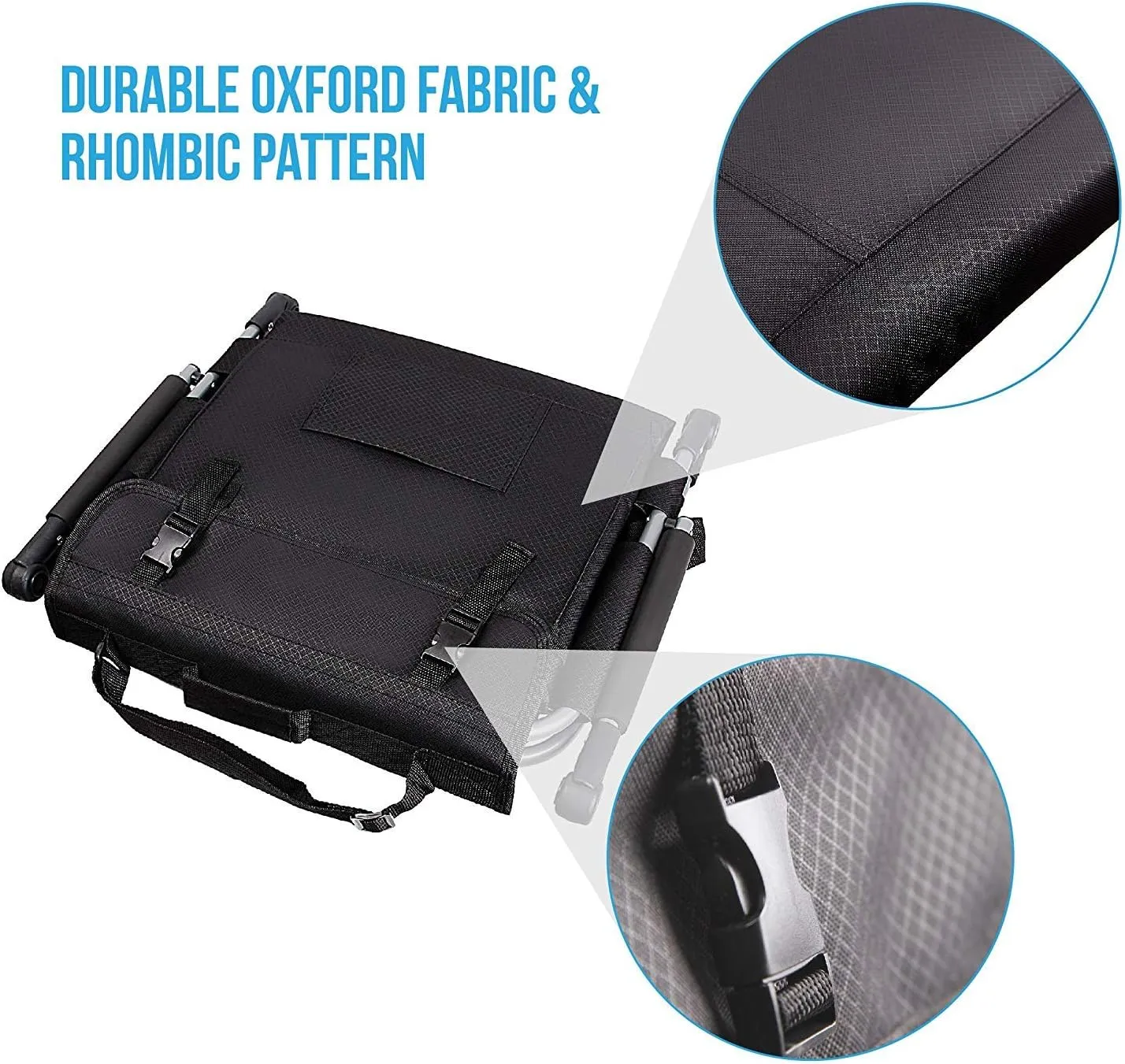 ALPHA CAMP Stadium Seat Chair for Bleachers with Back & Arm Rest
