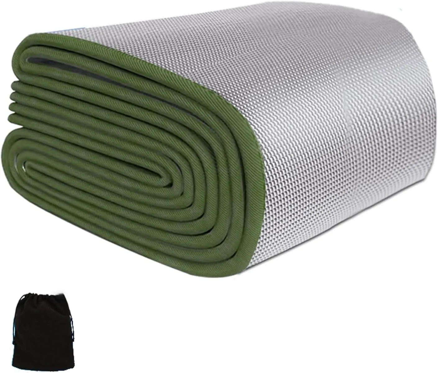 Aluminium Sleeping Mat Foam Mats, Sleeping Mat 9mm Thick Outdoor Double-Sided Moisture-Proof Foldable Tent for Camping Insulated Mat Foldable Tent Mat Floor Mat Thermal Mat