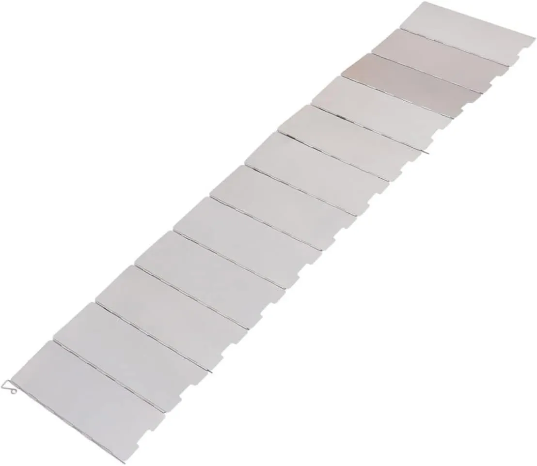 Aluminum Alloy Wind Deflector for Camping Stove Portable Grill Windscreen Cover Outdoor Cooking Accessories