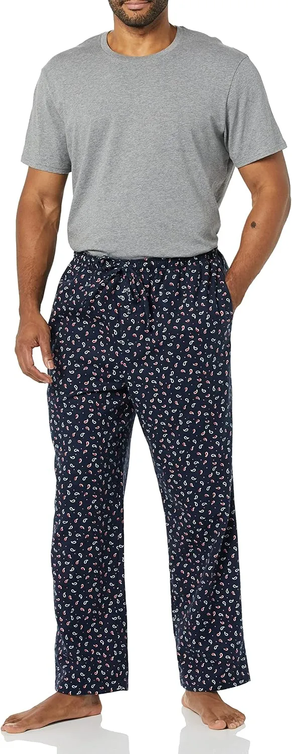 Amazon Essentials Men's Straight-Fit Woven Pajama Pant