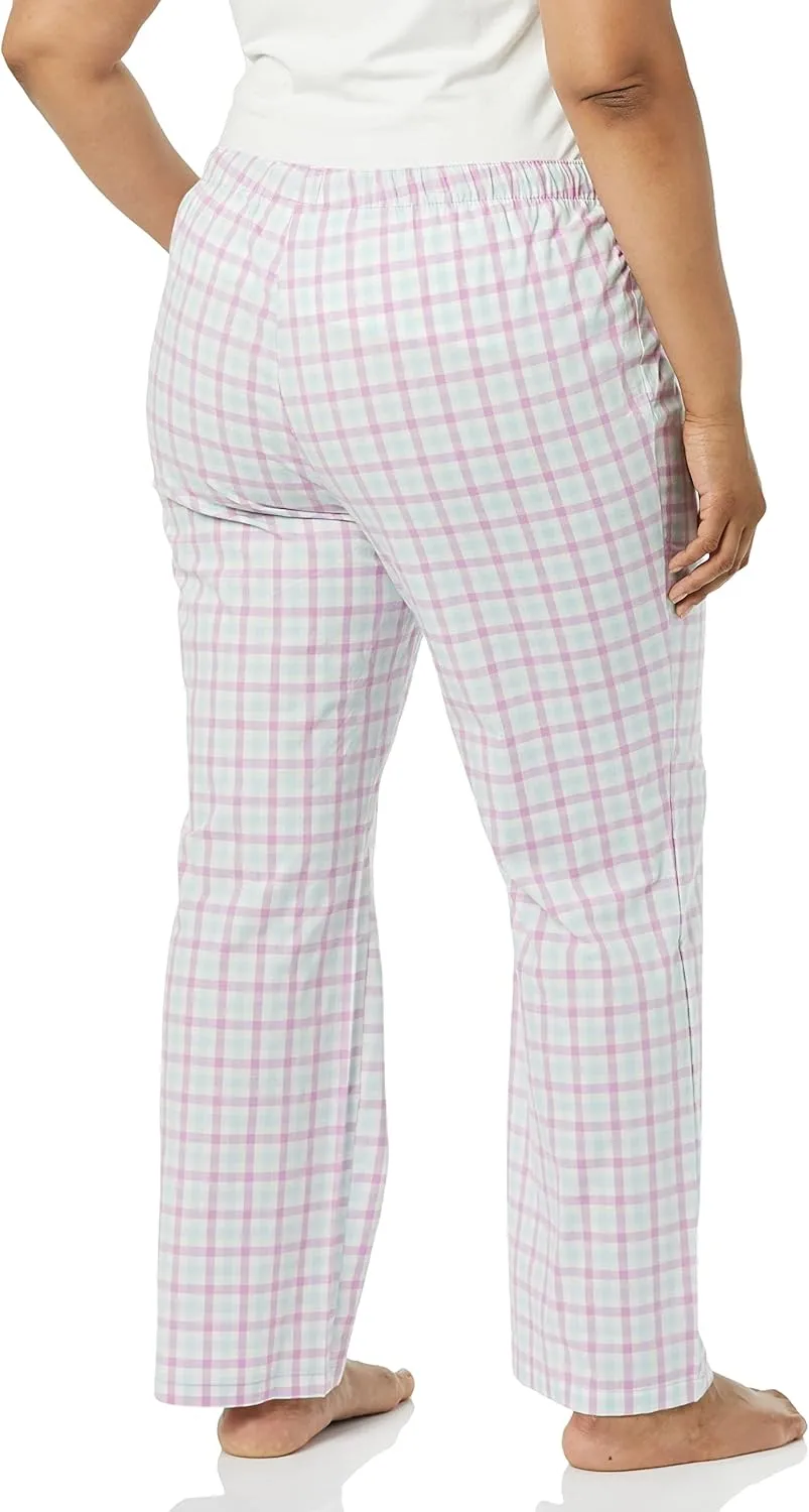 Amazon Essentials Women's Poplin Sleep Pant
