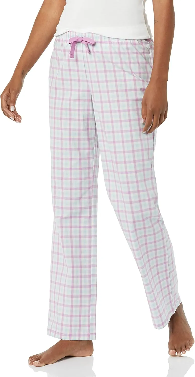 Amazon Essentials Women's Poplin Sleep Pant
