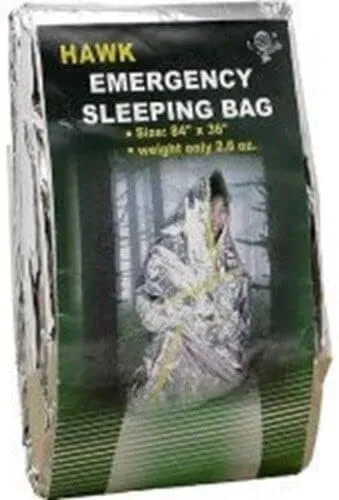 ARC-POWER for Instant Emergency Survival Camp Outdoor Disposable Sleeping Bag Blanket Wrap