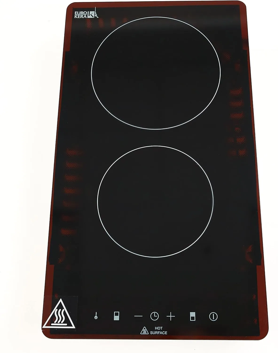 Avanti BCT115J1B-IS Electric Cooktop Portable Dual Burner Design with 9 Power Settings and Safety Switch, Touch Controls and Timer with Glass Surface for Easy Cleanup, 2600-Watts, Black