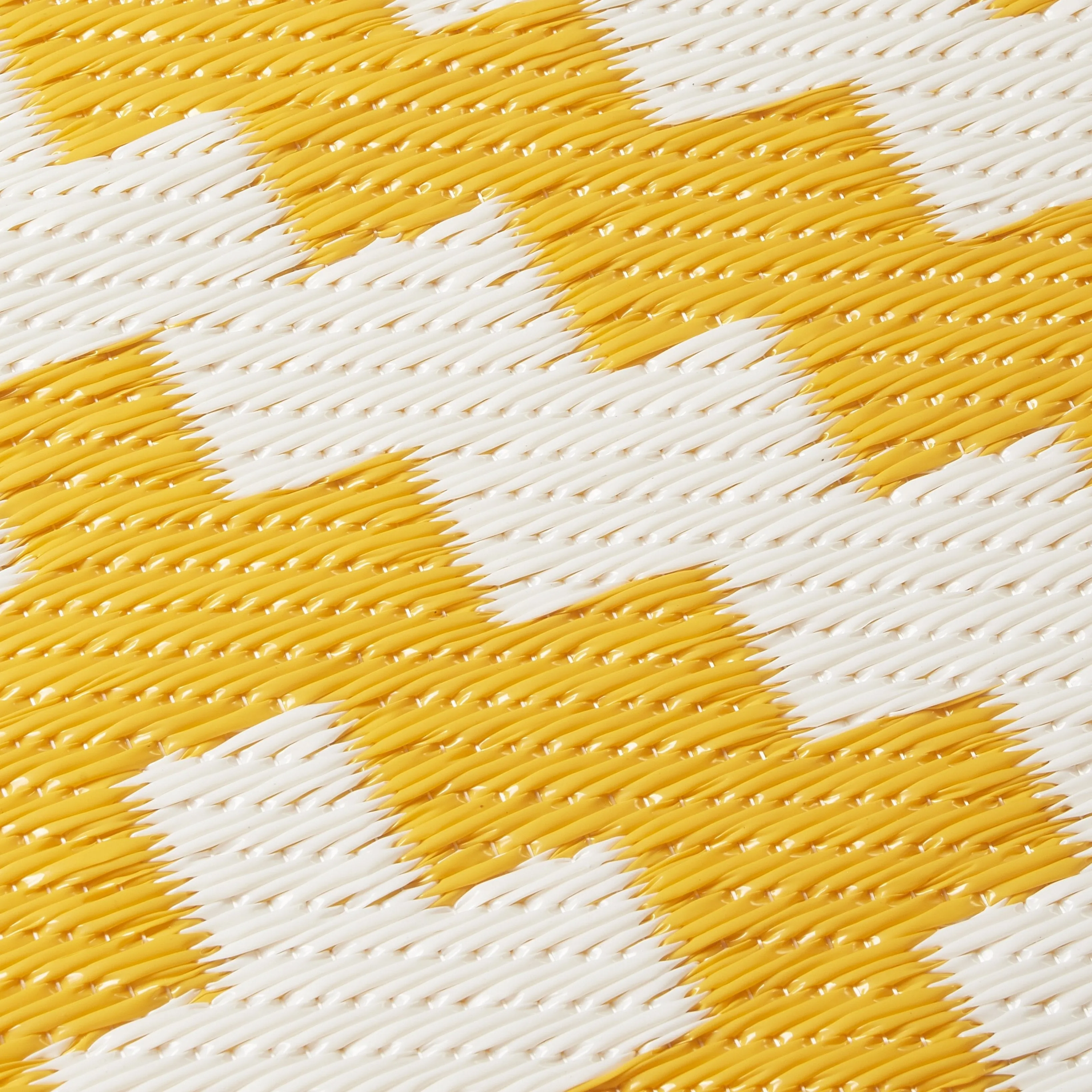Aztec - Yellow & White Foldable Rug