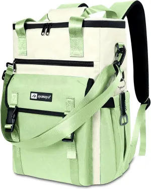 Backpack Cooler for Women, AYAMAYA Stylish 35 Cans Leakproof Soft Cooler Backpack, Waterproof Insulated Lunchbox Shoulder Bag Keeps Cold for Up to 18 Hours for Camping, Beach, Work, Picnic, Travel