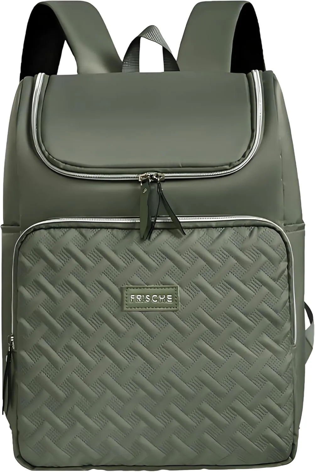 Backpack Cooler with Double Decker - Keeps 24 Cans Cold for Up to 20 Hours- Waterproof & Leak Proof Insulated Cooler Backpack- Stylish Cooler Bookbag for Women Travel Work Beach