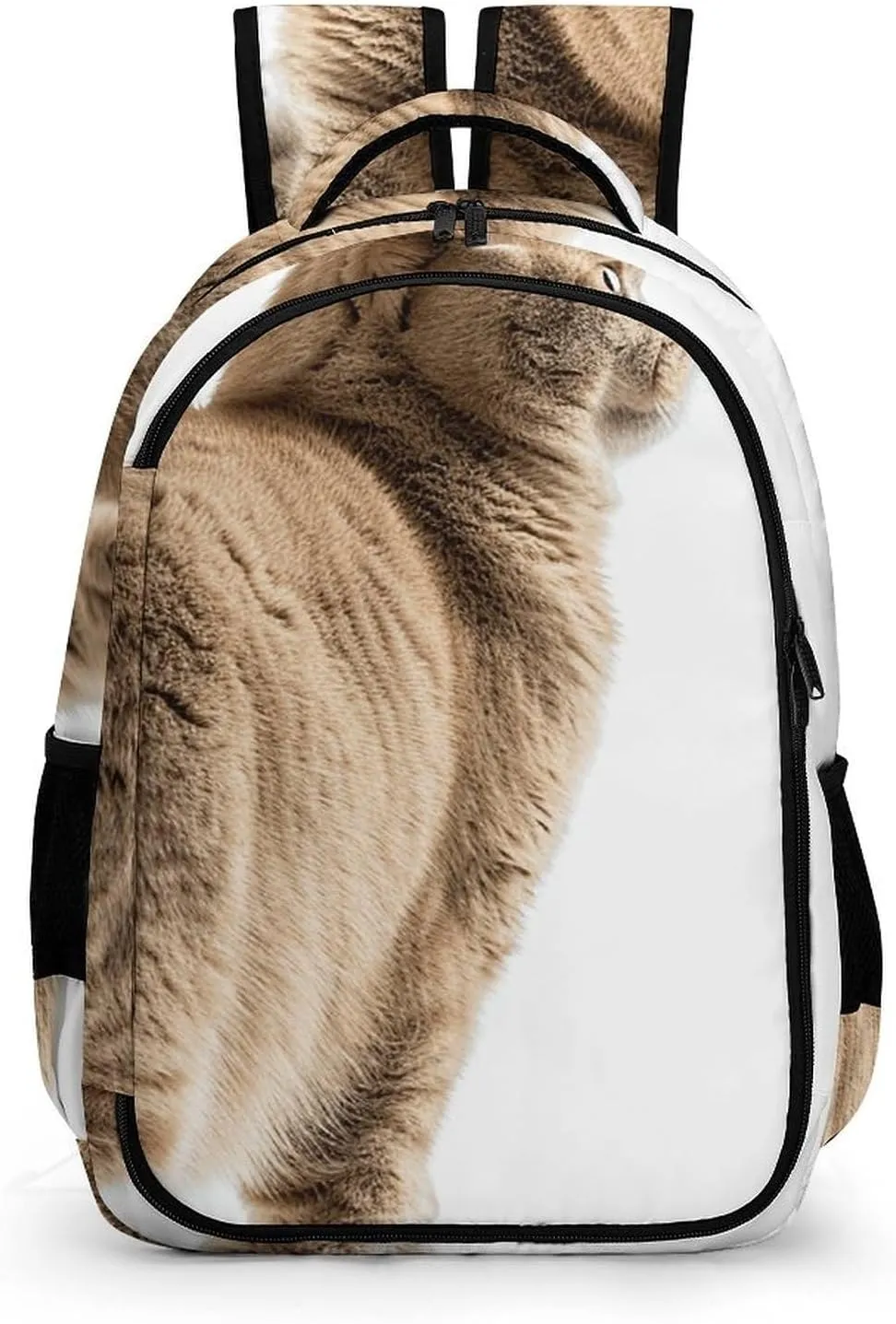 Backpack for Men Women Laptop Backpack Light Brown Cat Casual Daypack Laptop Bag for Travel
