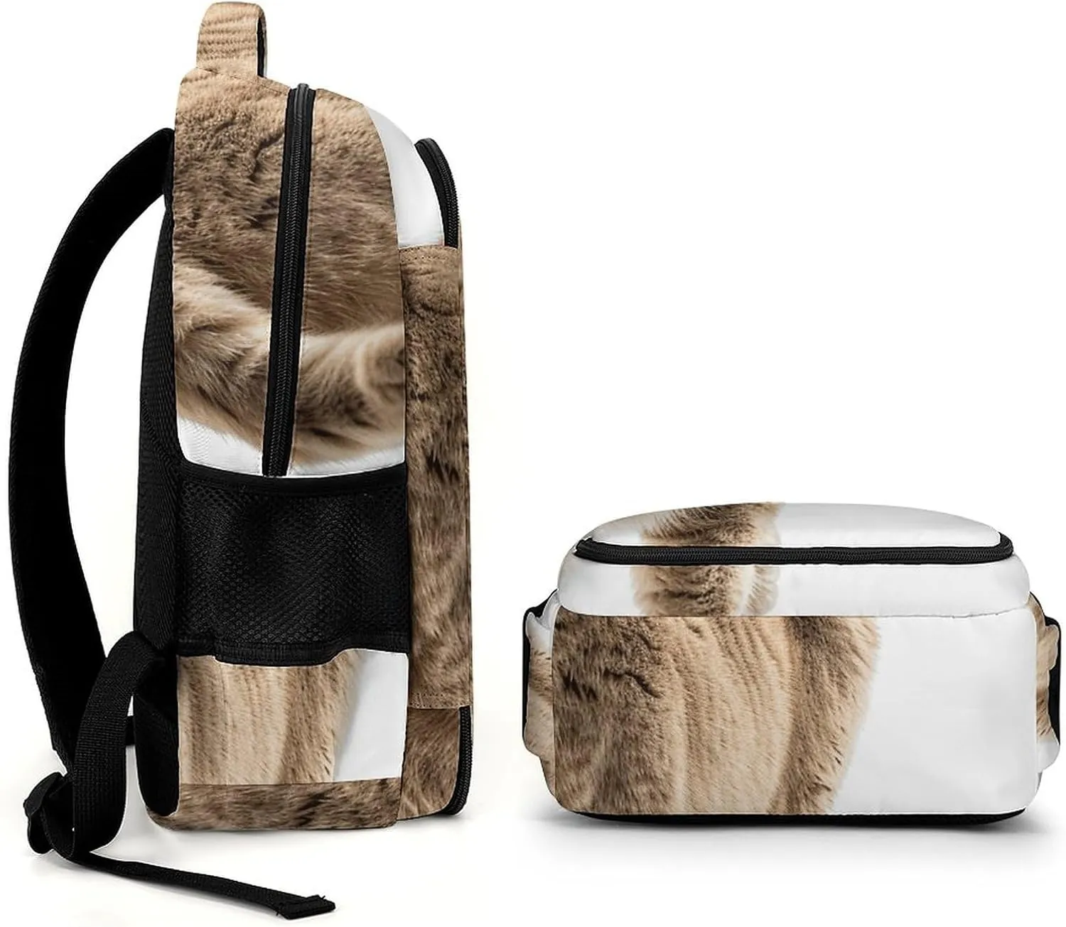 Backpack for Men Women Laptop Backpack Light Brown Cat Casual Daypack Laptop Bag for Travel