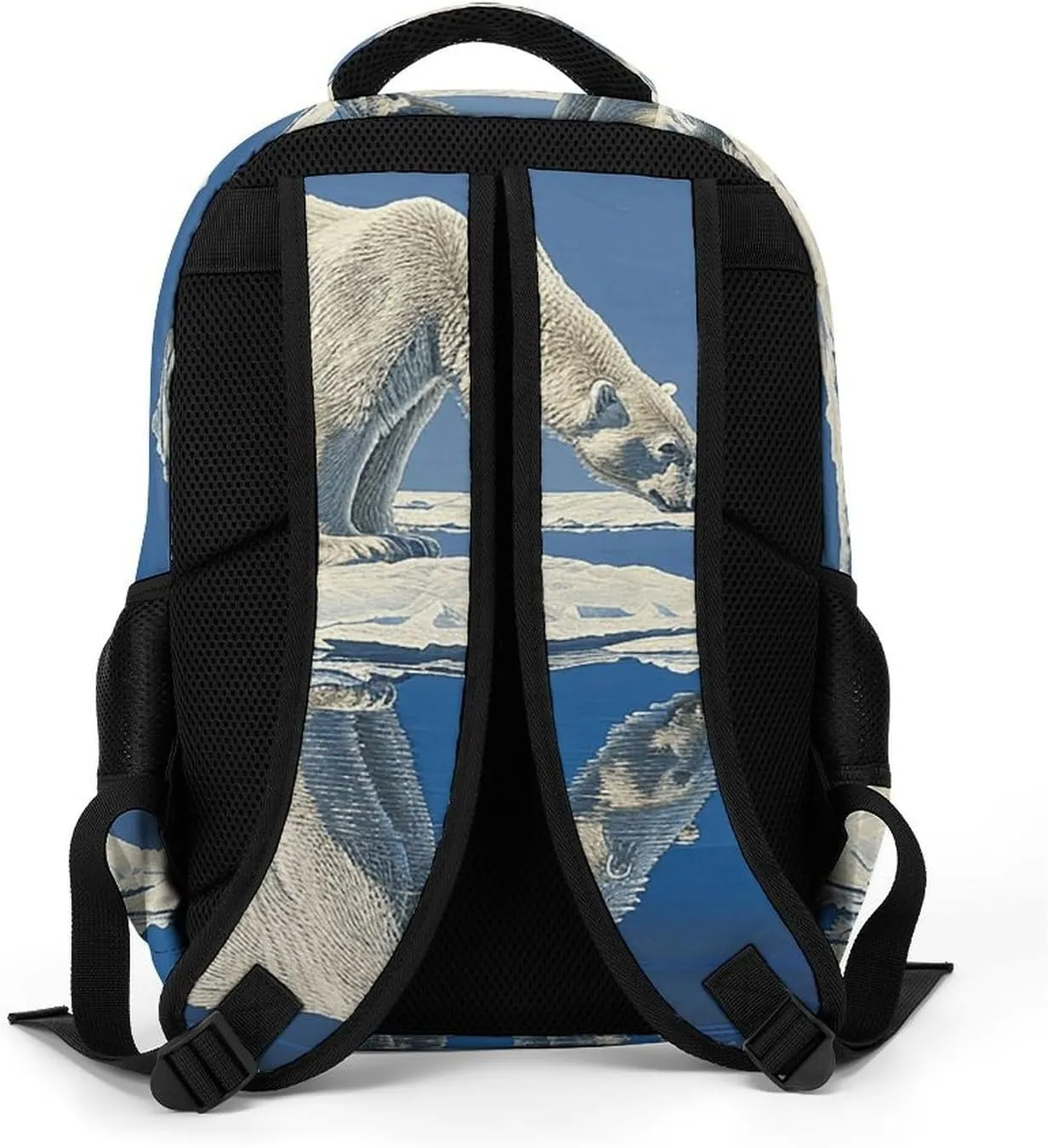 Backpack for Men Women Laptop Backpack Standing on Ice Floe Casual Daypack Laptop Bag for Travel
