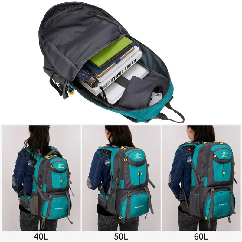 Backpacks 40L 50L 60L Camping Hiking Backpack Bag Outdoor Sports Bags Travel Men Climbing Rucksack