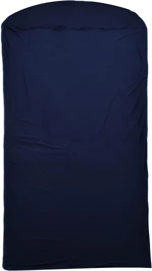 Bag Liner, 200x80cm Ultralight Multifunctional Elastic Sleeping Sack Lightweight Breathable Cotton Liner for Picnic Hiking Outdoor Camping(Dark Blue)