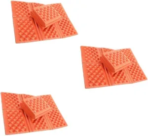 balacoo 3sets Picnic Mat Hiking Cushion Lightweight Camping Seat Pad Ground Mat 2pcs*3