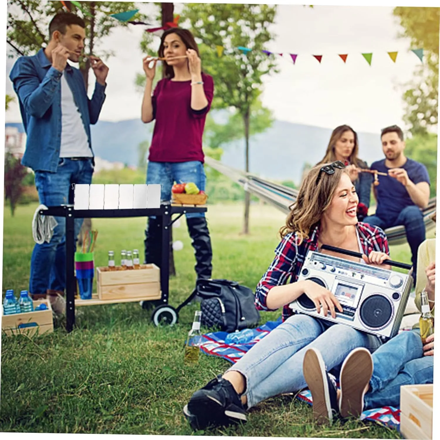 balacoo Stove Windshield Shade Cooking Foldable Windscreens Portable Camp Stove Windscreen Outdoor Windshield