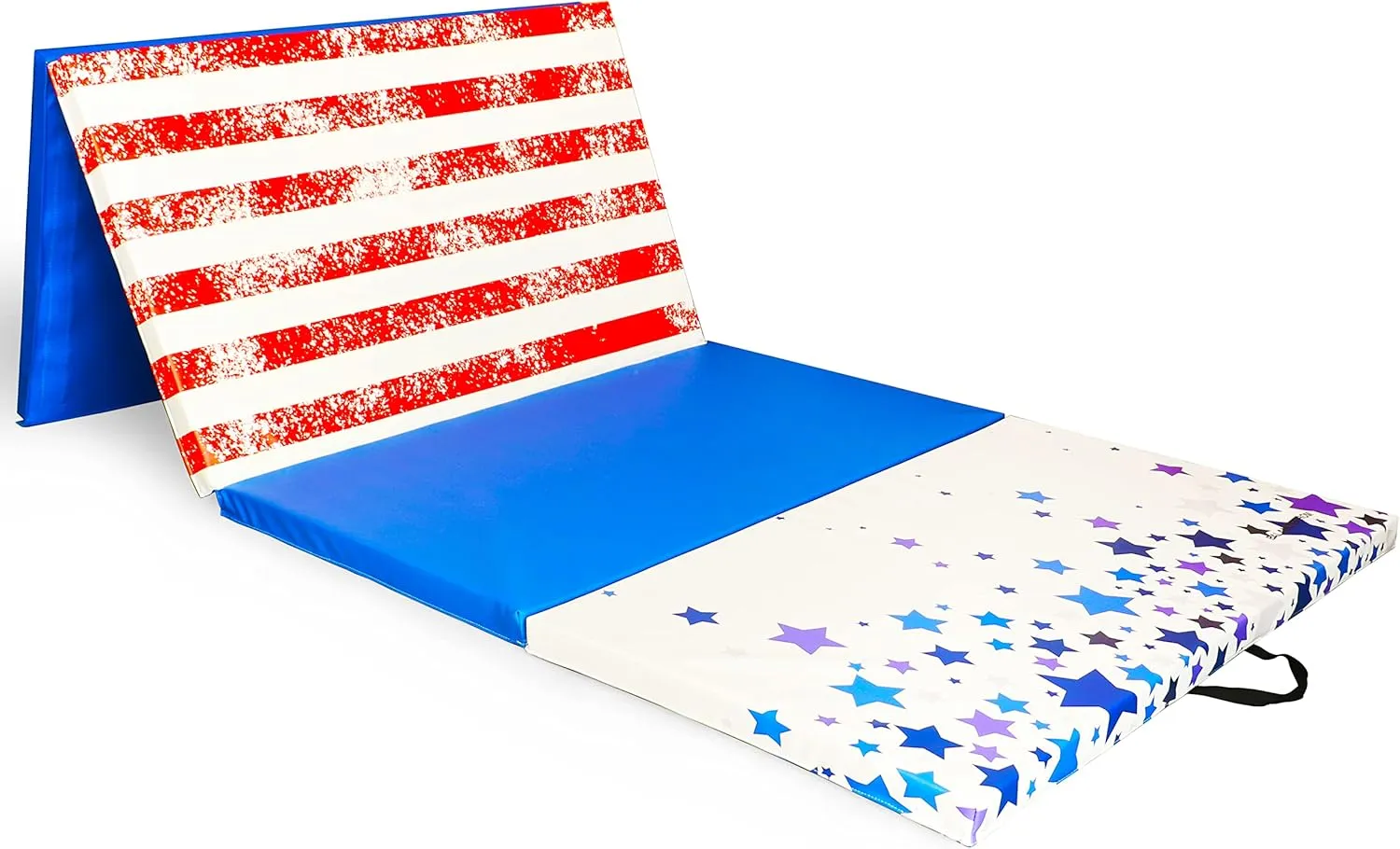 BalanceFrom Folding Gymnastics Mat, Home Gym Floor Tumbling Equipment, 4' x 10' x 2"
