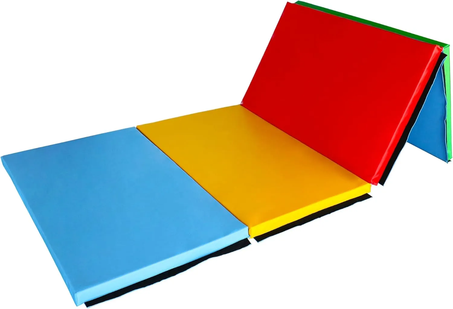 BalanceFrom Folding Gymnastics Mat, Home Gym Floor Tumbling Equipment, 4' x 10' x 2"