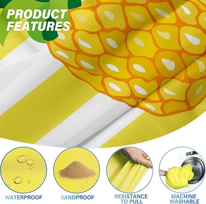 Beach Blanket Oversized Extra Large78 X 110",Waterproof Sandproof Beach Blanket 2-8 Adults Lightweight Durable for Travel Camping Hiking Picnic