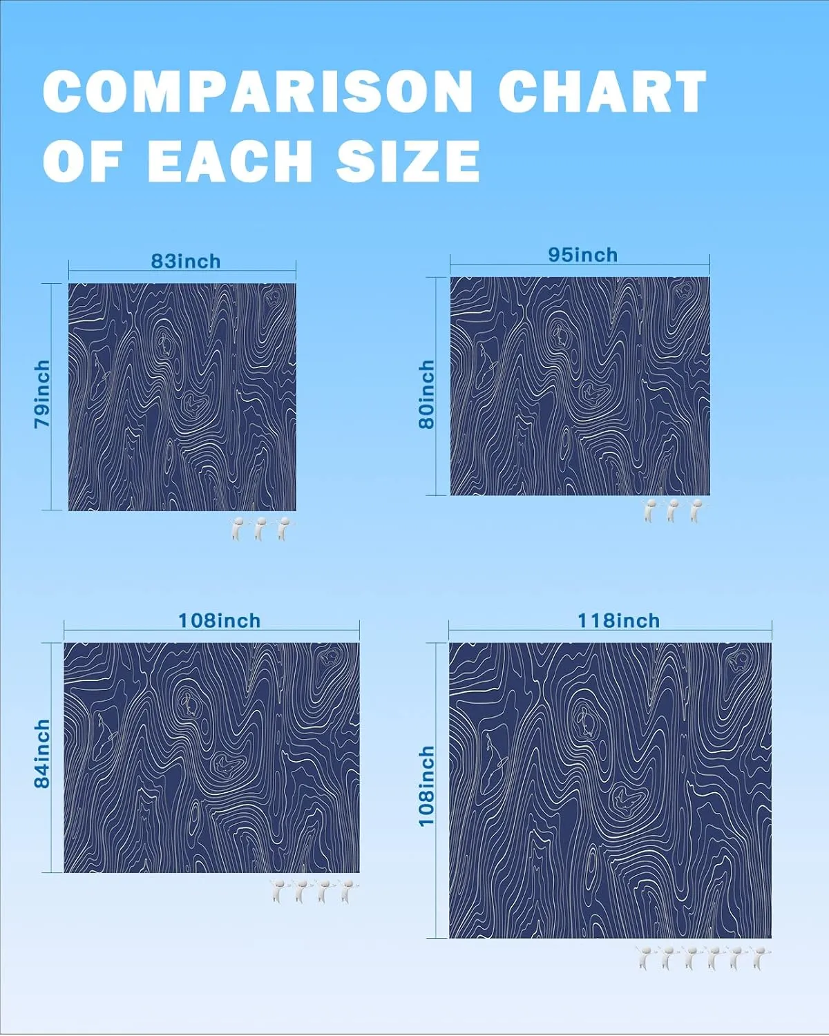 Beach Blanket Sandproof, 84"x108" Extra Large Beach Mat Waterproof Foldable Abstract Style Purple Simple Line Mountain Range Oversized Outdoor Mat for Camping Park Travel Grass