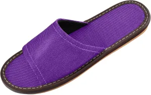 Bedroom Shoes for Pool Gym Bath House Disposable Slippers Indoor Portable Lightweight Indigo Purple