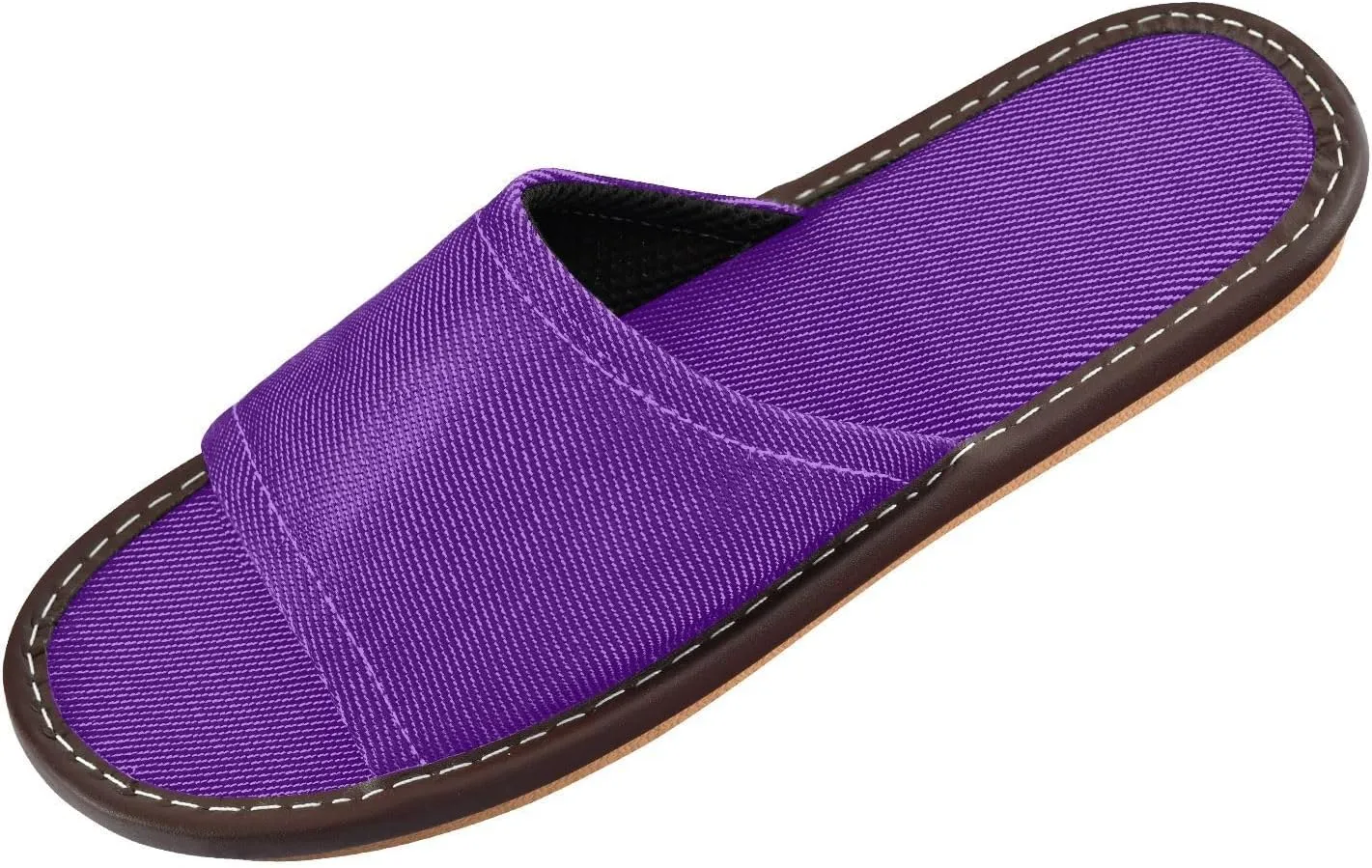 Bedroom Shoes for Pool Gym Bath House Disposable Slippers Indoor Portable Lightweight Indigo Purple