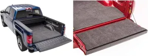 Bedrug Classic Bed Mat & Tailgate Mat | 2017-2023 Ford F-250, F-350 Super Duty Models w/Drop-in Style Bedliners, 81.9 Bed, Charcoal Grey | BMQ17SBD & BMQ17TG