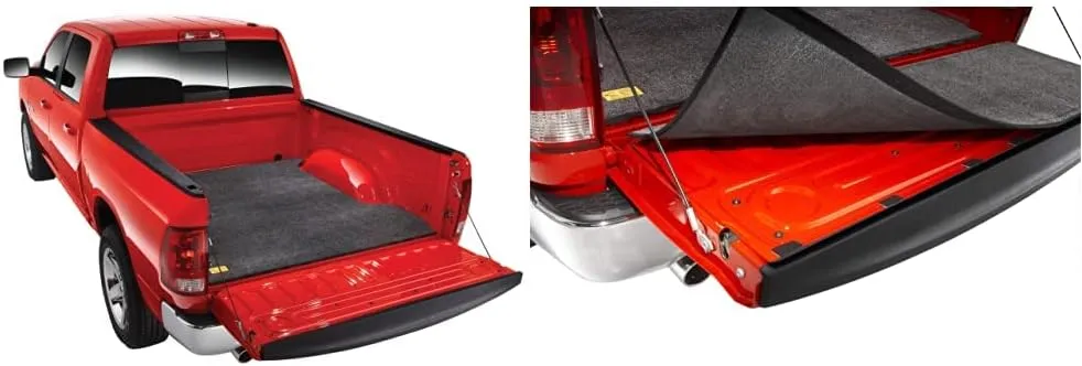Bedrug Classic Bed Mat & Tailgate Mat | 2017-2023 Honda Ridgeline (Spray-in Or No Bed Liner), Charcoal Grey | BMH17RBS & BMH17TG