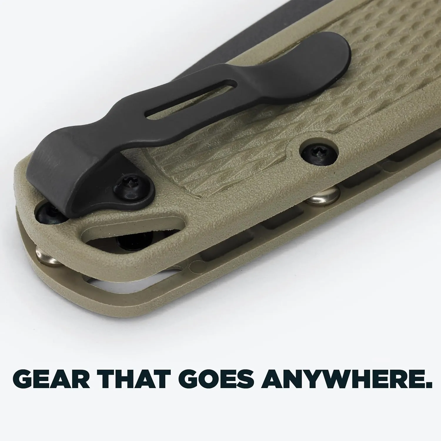 Benchmade - Bugout 535 EDC Knife with Ranger Green Grivory Handle (535GRY-1)